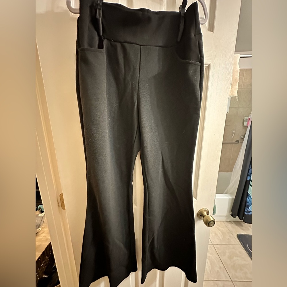 Flared legging-pants